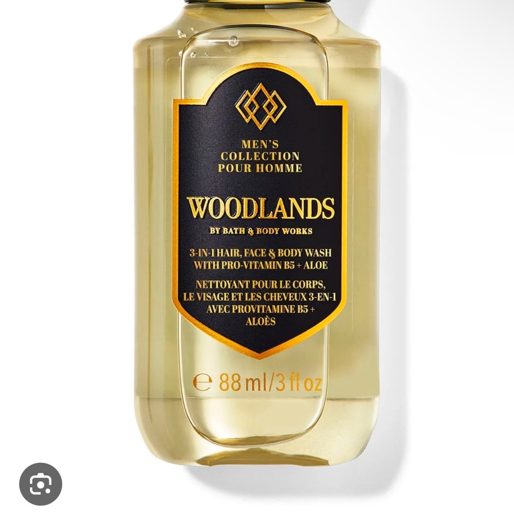 Bath & Body Works Woodlands 3-in-1 Wash Travel Size YOU GET 3